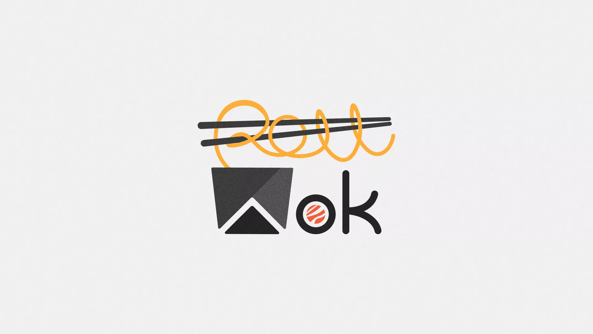 Разработка логотипа в Угличе для суши-бара «Roll Wok Club»